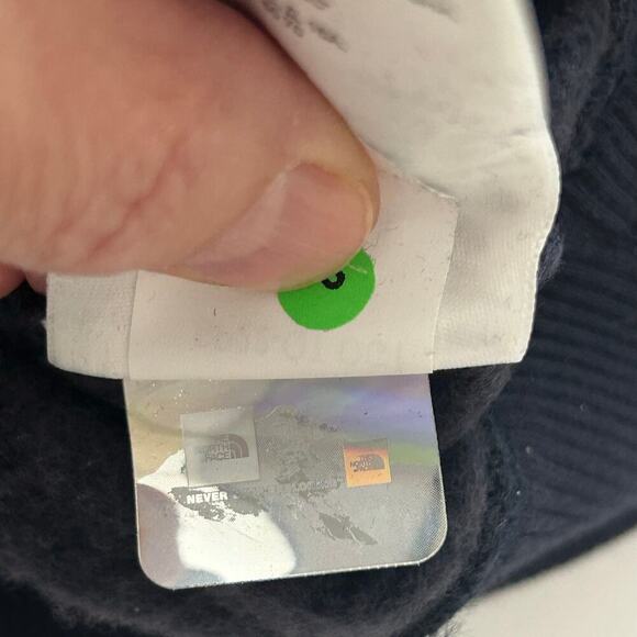 The North Face mens navy Bear pullover hoodie size L - Picture 7 of 7